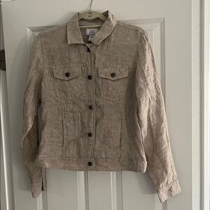 Jones New York Women's Light Brown Jean Jacket